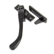 This is an image showing From The Anvil - Black Night-Vent Locking Peardrop Fastener - LH available from trade door handles, quick delivery and discounted prices