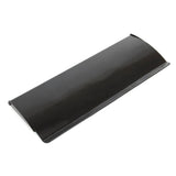 This is an image showing From The Anvil - Black Small Letter Plate Cover available from trade door handles, quick delivery and discounted prices