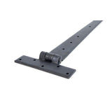 This is an image showing From The Anvil - Beeswax 15" Penny End T Hinge (pair) available from trade door handles, quick delivery and discounted prices