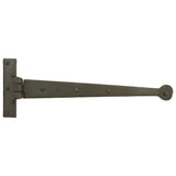 This is an image showing From The Anvil - Beeswax 15" Penny End T Hinge (pair) available from trade door handles, quick delivery and discounted prices