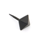 This is an image showing From The Anvil - Black Pyramid Door Stud - Small available from trade door handles, quick delivery and discounted prices