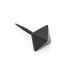 This is an image showing From The Anvil - Black Pyramid Door Stud - Medium available from trade door handles, quick delivery and discounted prices