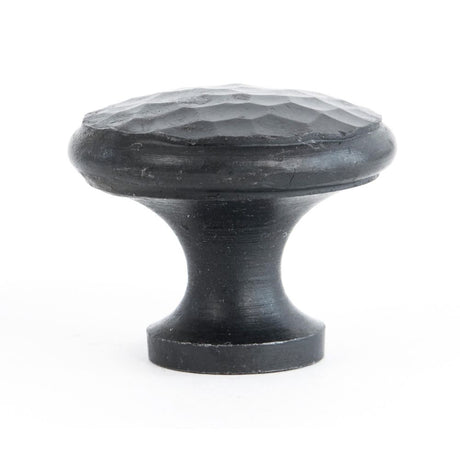 This is an image showing From The Anvil - Beeswax Hammered Cabinet Knob - Medium available from trade door handles, quick delivery and discounted prices