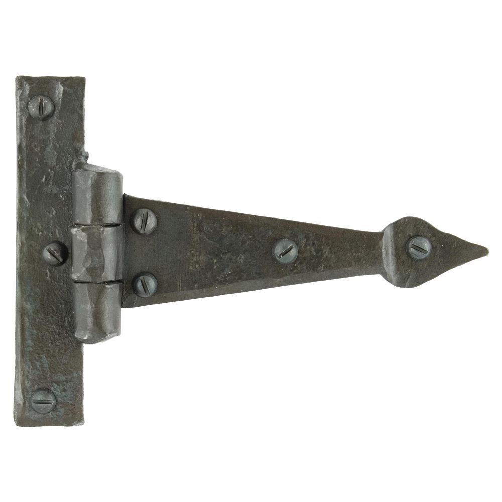 This is an image showing From The Anvil - Beeswax 4" Arrow Head T Hinge (pair) available from trade door handles, quick delivery and discounted prices