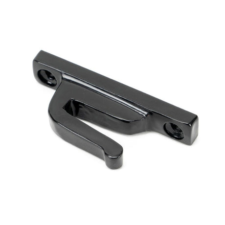 This is an image showing From The Anvil - Black Hook Plate available from trade door handles, quick delivery and discounted prices