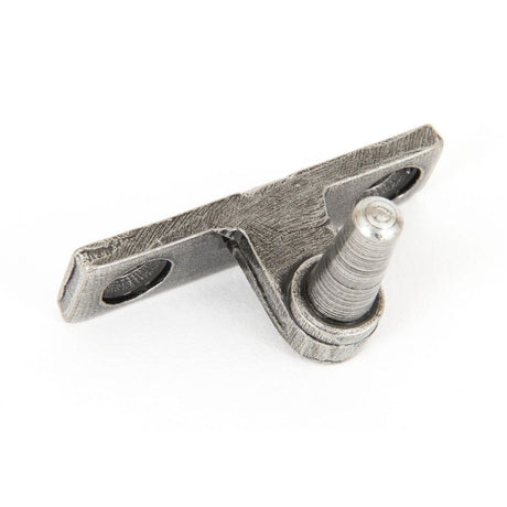 This is an image showing From The Anvil - Pewter Cranked Casement Stay Pin available from trade door handles, quick delivery and discounted prices