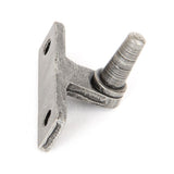 This is an image showing From The Anvil - Pewter Cranked Casement Stay Pin available from trade door handles, quick delivery and discounted prices