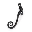 This is an image showing From The Anvil - Black Large 16mm Monkeytail Espag - LH available from trade door handles, quick delivery and discounted prices