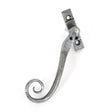 This is an image showing From The Anvil - Pewter Large 16mm Monkeytail Espag - LH available from trade door handles, quick delivery and discounted prices