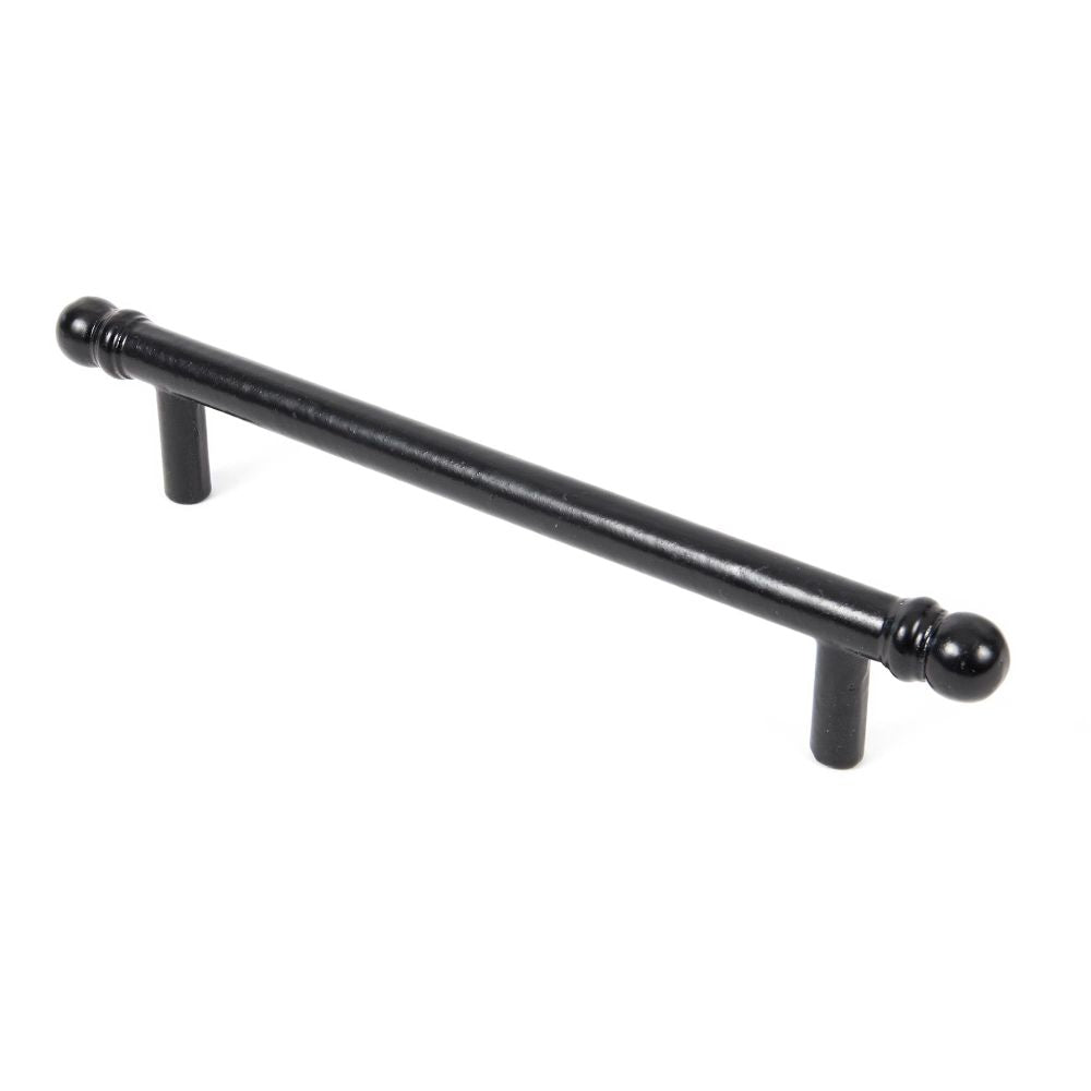 This is an image showing From The Anvil - Black 220mm Bar Pull Handle available from trade door handles, quick delivery and discounted prices