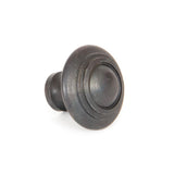 This is an image showing From The Anvil - Beeswax Ringed Cabinet Knob - Small available from trade door handles, quick delivery and discounted prices