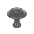This is an image showing From The Anvil - Beeswax Ringed Cabinet Knob - Large available from trade door handles, quick delivery and discounted prices