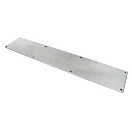 This is an image showing From The Anvil - Pewter 780mm x 150mm Kick Plate available from trade door handles, quick delivery and discounted prices