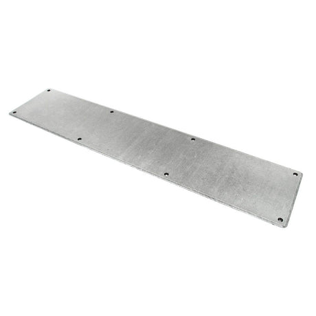 This is an image showing From The Anvil - Pewter 700mm x 150mm Kick Plate available from trade door handles, quick delivery and discounted prices