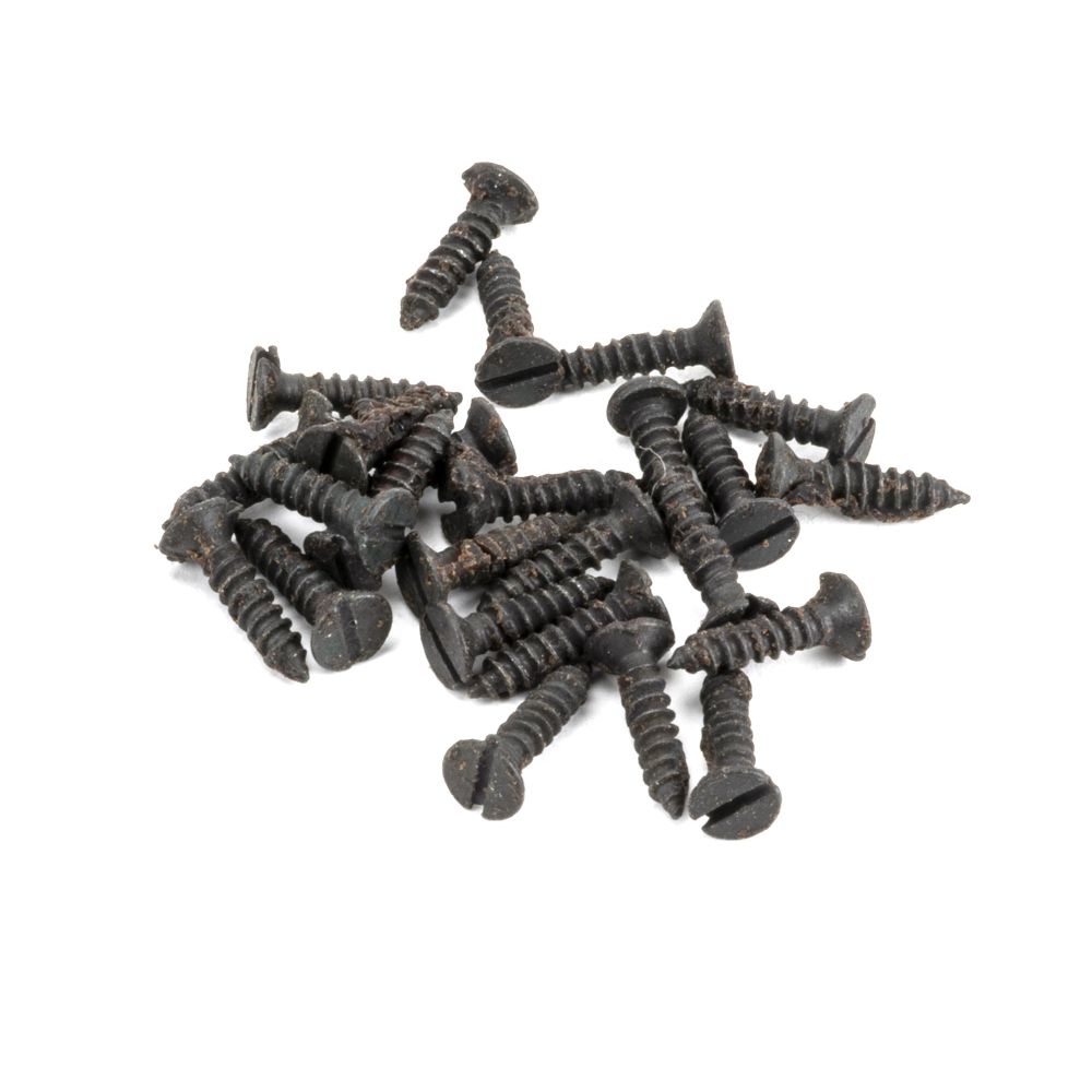 This is an image showing From The Anvil - Beeswax 4 x 1/2" Countersunk Screws (25) available from trade door handles, quick delivery and discounted prices
