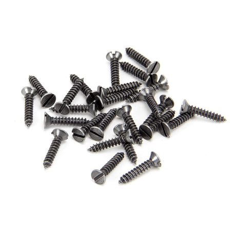 This is an image showing From The Anvil - Pewter 6 x 3/4" Countersunk Screws (25) available from trade door handles, quick delivery and discounted prices