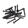 This is an image showing From The Anvil - Black 6 x 1?" Countersunk Screws (25) available from trade door handles, quick delivery and discounted prices