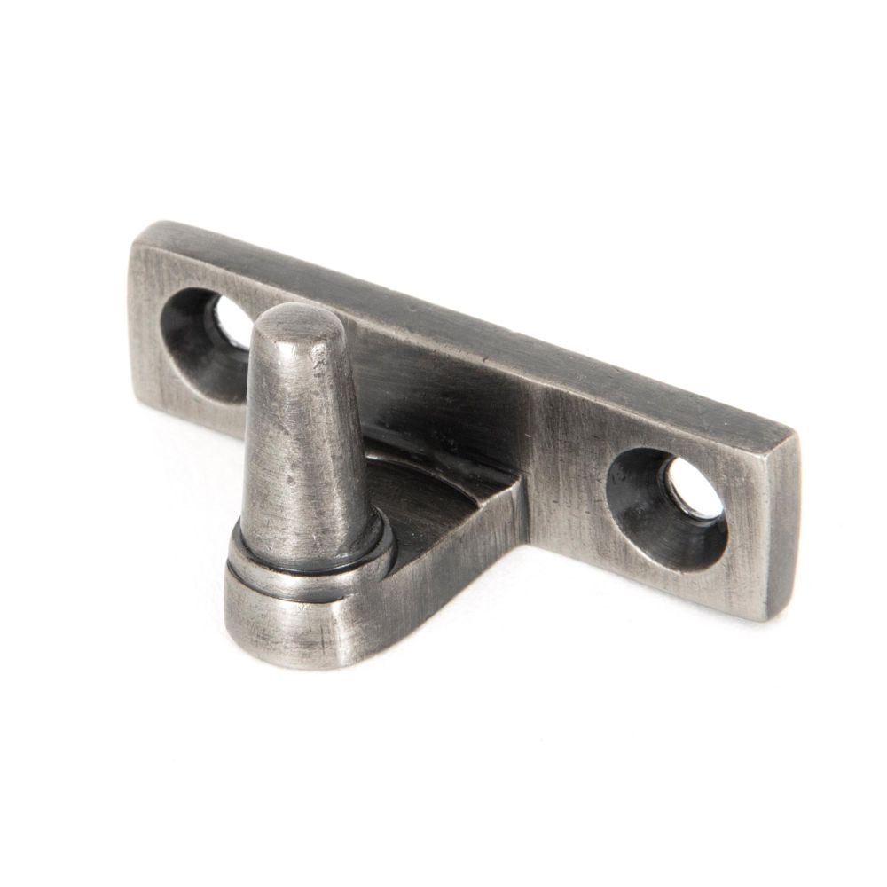 This is an image showing From The Anvil - Antique Pewter Cranked Stay Pin available from trade door handles, quick delivery and discounted prices