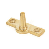 This is an image showing From The Anvil - Polished Brass Offset Stay Pin available from trade door handles, quick delivery and discounted prices