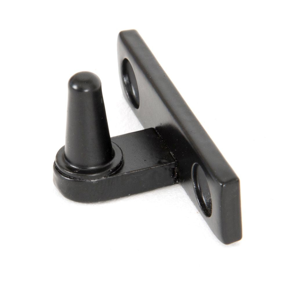 This is an image showing From The Anvil - Black Cranked Stay Pin available from trade door handles, quick delivery and discounted prices
