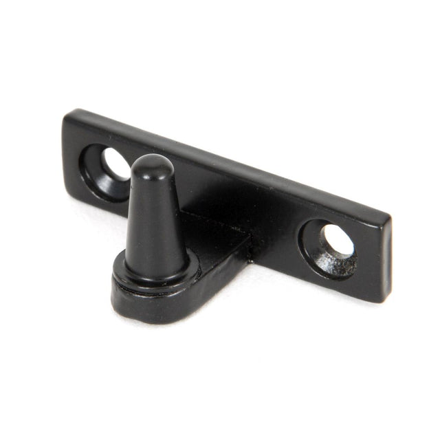 This is an image showing From The Anvil - Black Cranked Stay Pin available from trade door handles, quick delivery and discounted prices