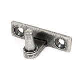 This is an image showing From The Anvil - Pewter Cranked Stay Pin available from trade door handles, quick delivery and discounted prices