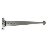 This is an image showing From The Anvil - Pewter 22" Penny End T Hinge (pair) available from trade door handles, quick delivery and discounted prices