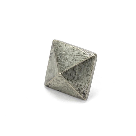 This is an image showing From The Anvil - Pewter Pyramid Door Stud - Medium available from trade door handles, quick delivery and discounted prices