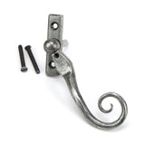 This is an image showing From The Anvil - Pewter 16mm Monkeytail Espag - RH available from trade door handles, quick delivery and discounted prices