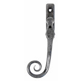 This is an image showing From The Anvil - Pewter 16mm Monkeytail Espag - LH available from trade door handles, quick delivery and discounted prices