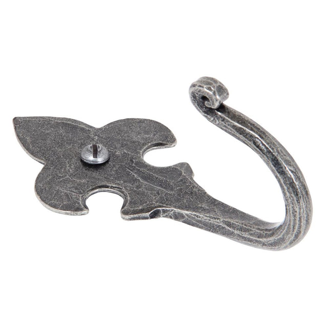 This is an image showing From The Anvil - Pewter Fleur-De-Lys Coat Hook available from trade door handles, quick delivery and discounted prices