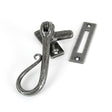 This is an image showing From The Anvil - Pewter Shepherd's Crook Fastener available from trade door handles, quick delivery and discounted prices