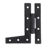 This is an image showing From The Anvil - Black 3 1/4" HL Hinge (pair) available from trade door handles, quick delivery and discounted prices