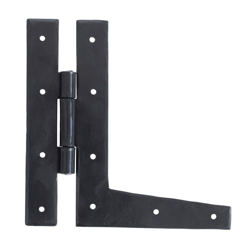 This is an image showing From The Anvil - Black 7" HL Hinge (pair) available from trade door handles, quick delivery and discounted prices