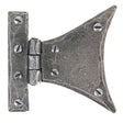 This is an image showing From The Anvil - Pewter 3 1/4" Half Butterfly Hinge (pair) available from trade door handles, quick delivery and discounted prices