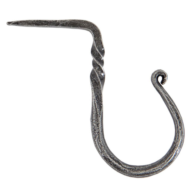 This is an image showing From The Anvil - Pewter Cup Hook - Medium available from trade door handles, quick delivery and discounted prices