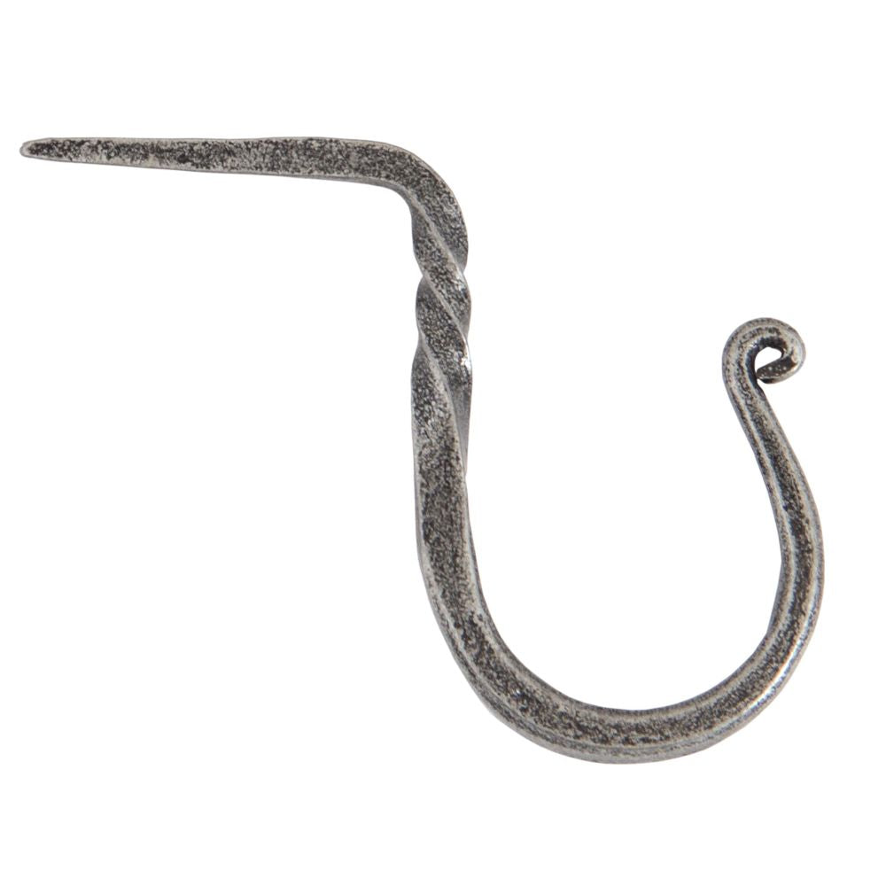 This is an image showing From The Anvil - Pewter Cup Hook - Small available from trade door handles, quick delivery and discounted prices