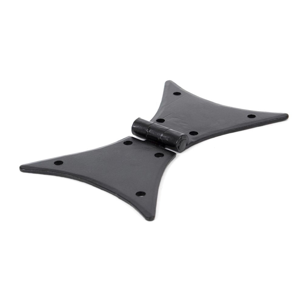 This is an image showing From The Anvil - Black 5" Butterfly Hinge (pair) available from trade door handles, quick delivery and discounted prices