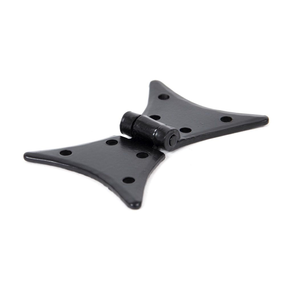 This is an image showing From The Anvil - Black 3" Butterfly Hinge (pair) available from trade door handles, quick delivery and discounted prices