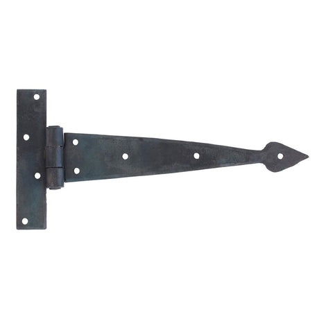 This is an image showing From The Anvil - Beeswax 9" Arrow Head T Hinge (pair) available from trade door handles, quick delivery and discounted prices