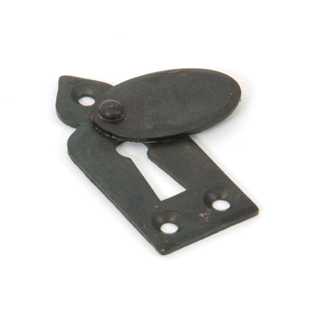 This is an image showing From The Anvil - Beeswax Gothic Escutcheon & Cover available from trade door handles, quick delivery and discounted prices