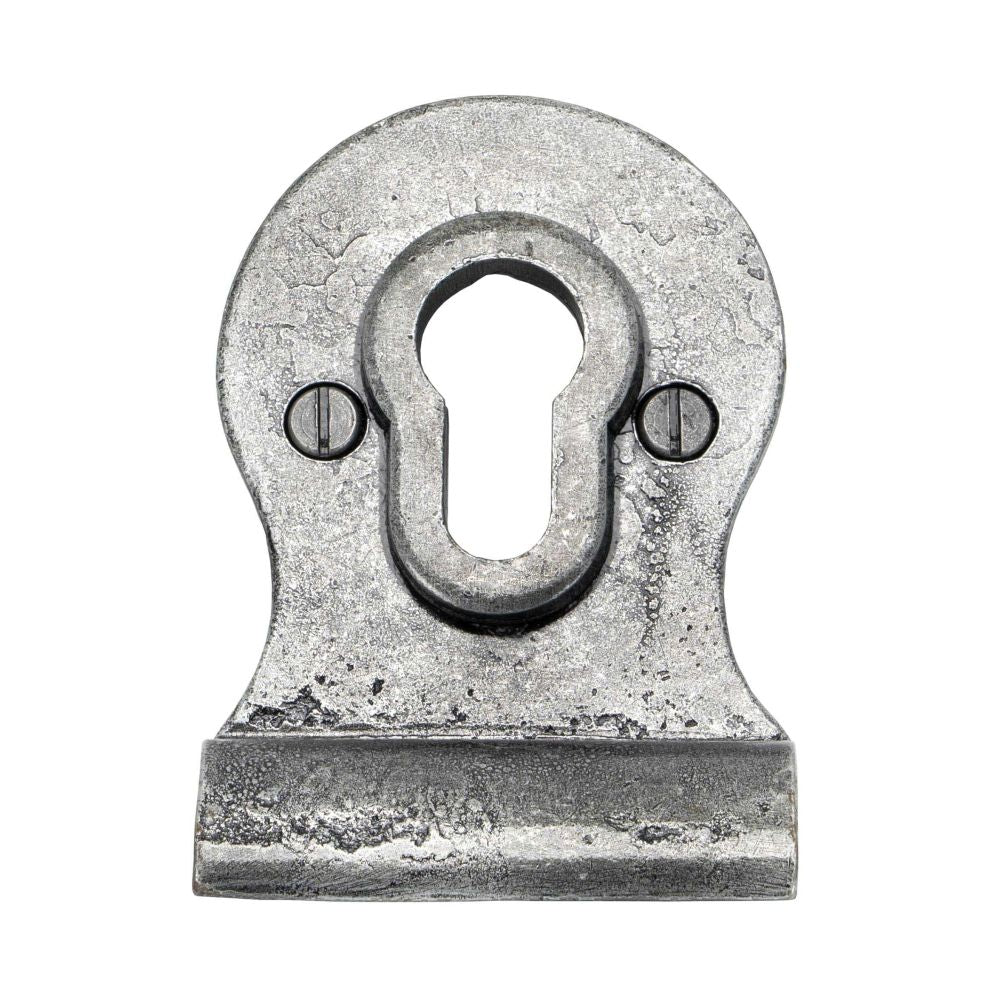 This is an image showing From The Anvil - Pewter Euro Door Pull available from trade door handles, quick delivery and discounted prices