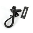 This is an image showing From The Anvil - Black Shepherd's Crook Fastener available from trade door handles, quick delivery and discounted prices