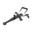 This is an image showing From The Anvil - Black Latch Set available from trade door handles, quick delivery and discounted prices