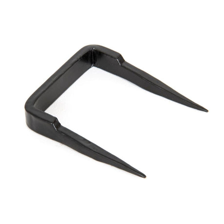This is an image showing From The Anvil - Black Staple Pin available from trade door handles, quick delivery and discounted prices