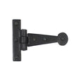 This is an image showing From The Anvil - Black 4" Penny End T Hinge (pair) available from trade door handles, quick delivery and discounted prices