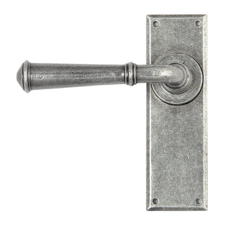 This is an image showing From The Anvil - Pewter Regency Lever Latch Set available from trade door handles, quick delivery and discounted prices