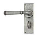 This is an image showing From The Anvil - Pewter Regency Lever Bathroom Set available from trade door handles, quick delivery and discounted prices