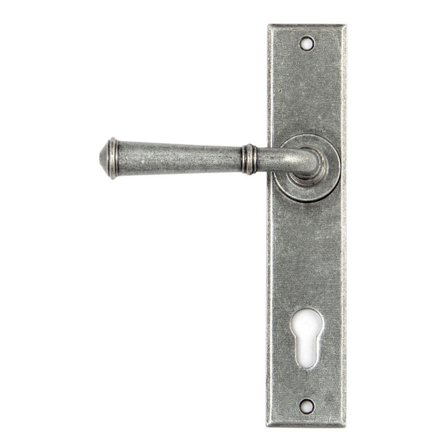 This is an image showing From The Anvil - Pewter Regency Lever Espag. Lock Set available from trade door handles, quick delivery and discounted prices