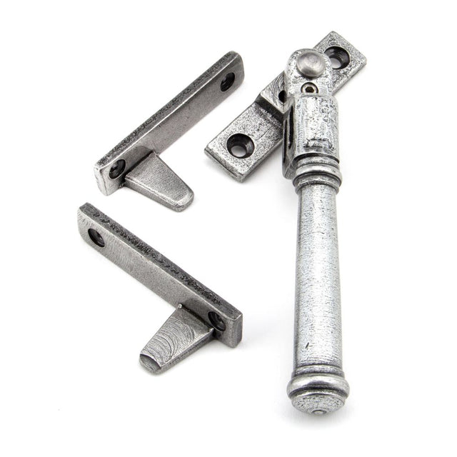 This is an image showing From The Anvil - Pewter Locking Night-Vent Regency Fastener available from trade door handles, quick delivery and discounted prices